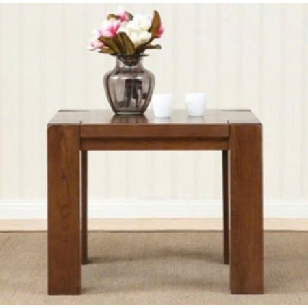 Dark Walnut Oil : Đôn Góc Trang Trí Gỗ Sồi - 2 Tầng